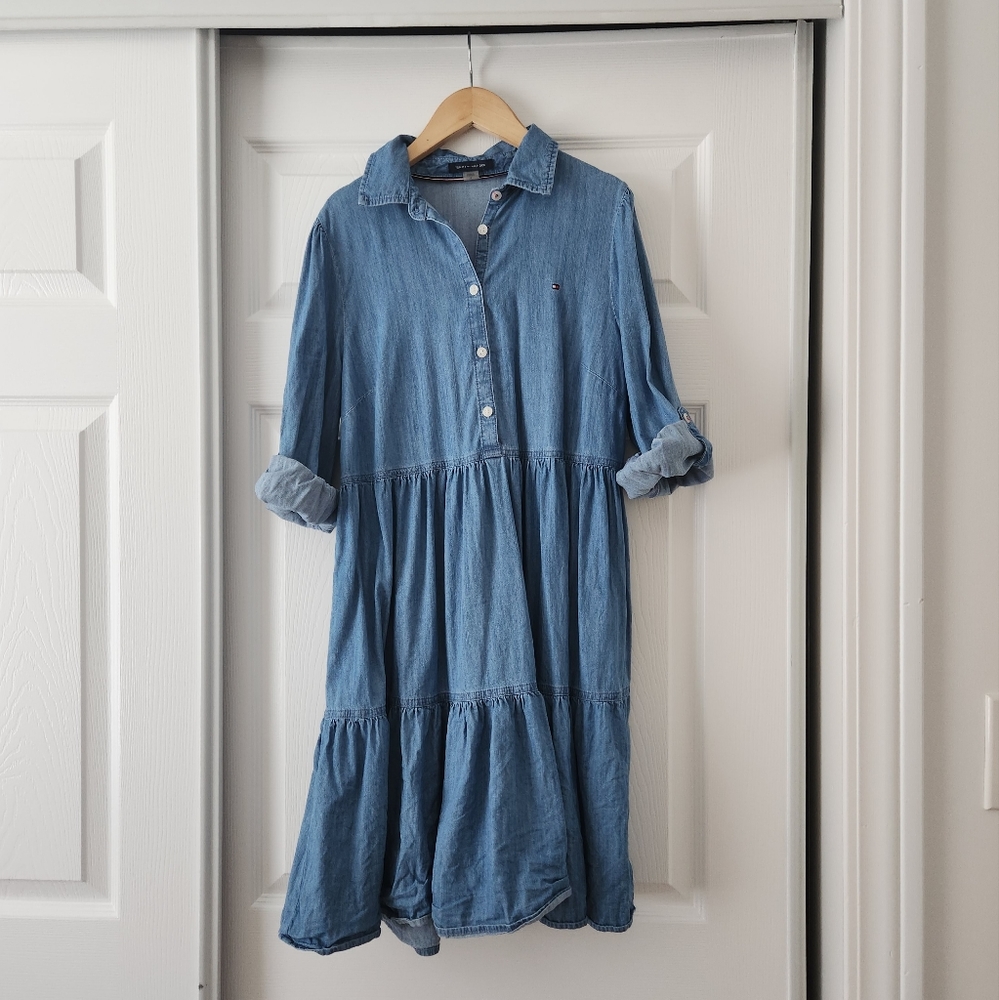 Tommy Hilfiger Chambray Shirt Dress